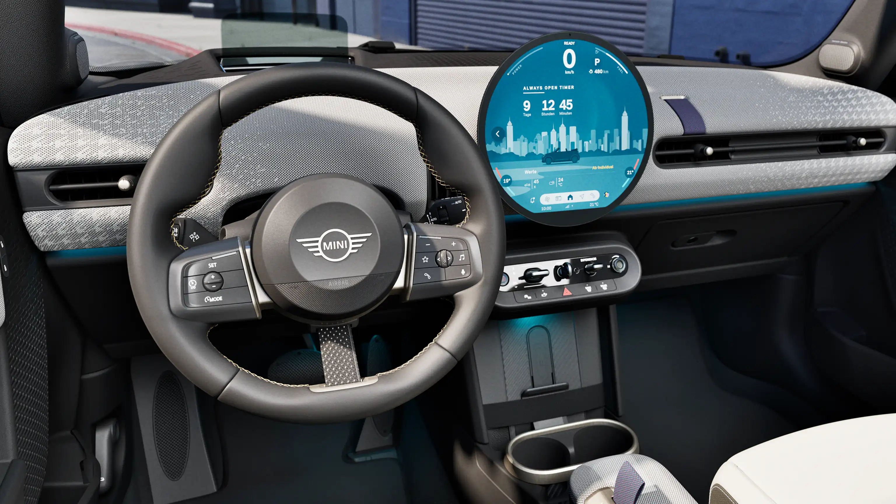 MINI Cooper Cabrio - interior - volante MINI de tamaño original