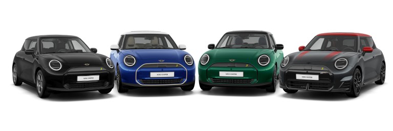 MINI 100% eléctrico - personalización - colores